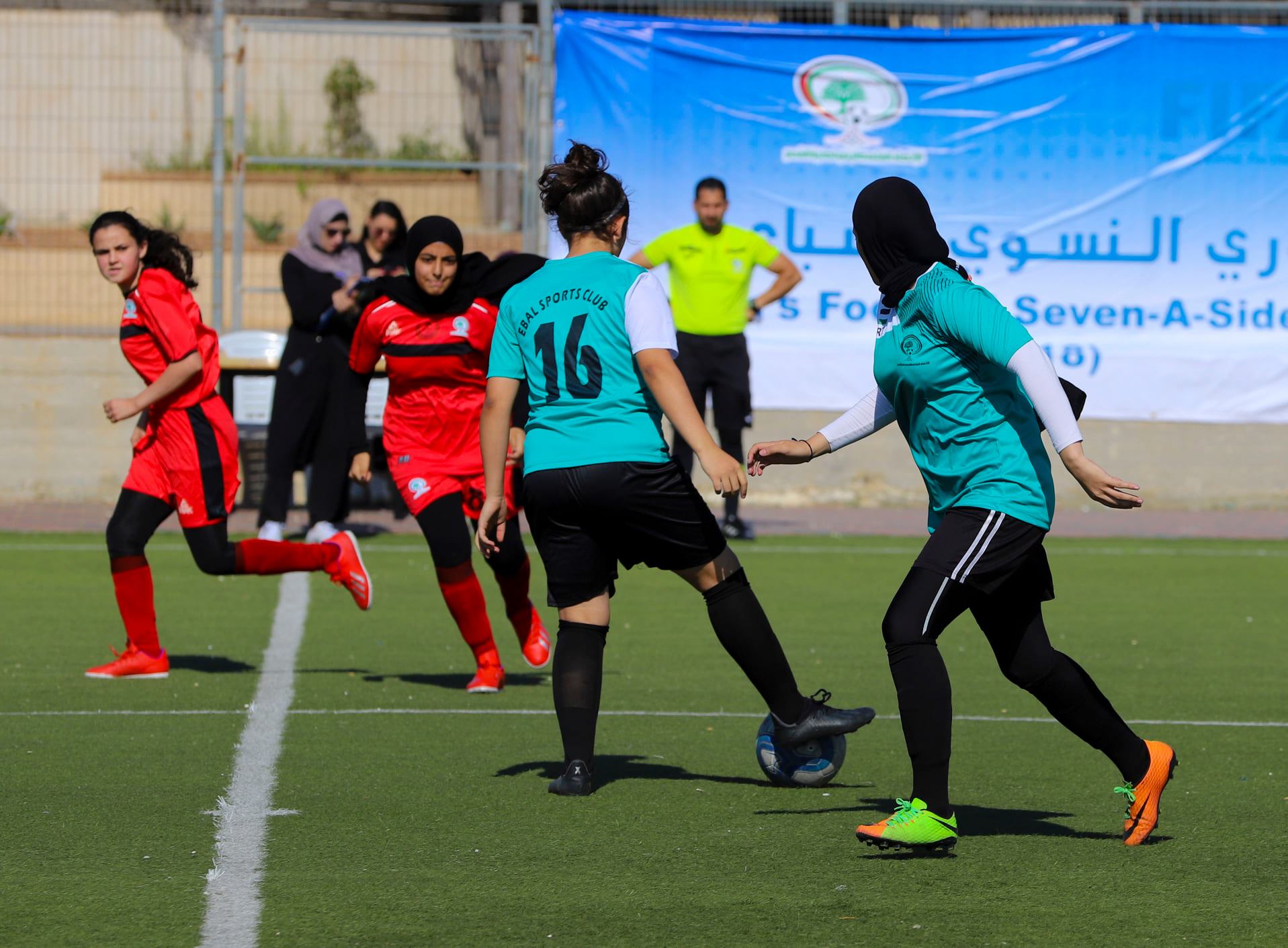 منتخبنا الوطني النسوي في المجموعة الثانية ضمن بطولة كأس العرب للسيدات
